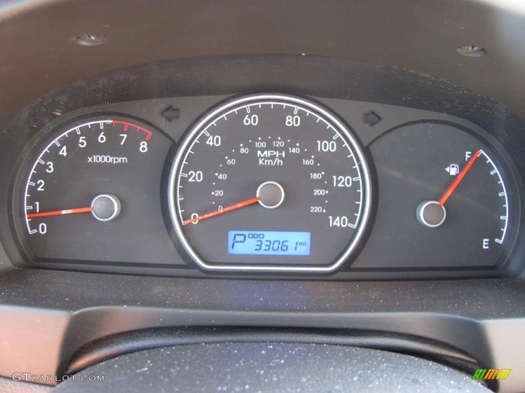 2009 Elantra GLS Sedan - Captiva White / Beige photo #26