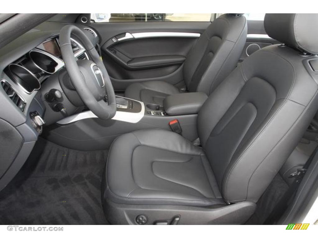 2011 A5 2.0T Convertible - Ibis White / Black photo #10