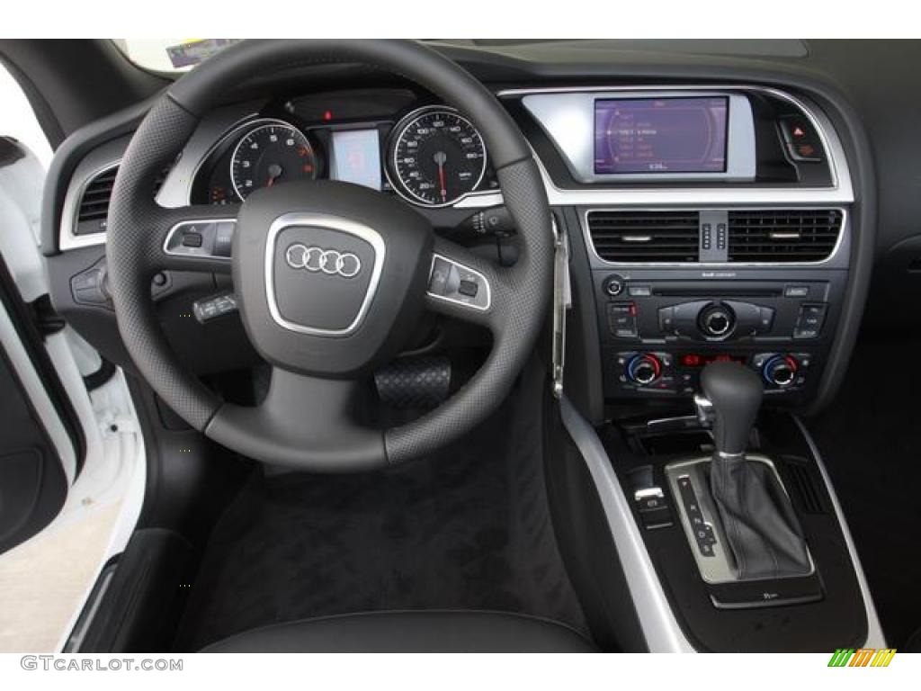 2011 A5 2.0T Convertible - Ibis White / Black photo #12
