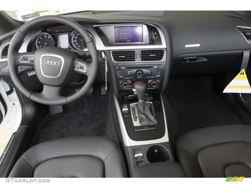 2011 A5 2.0T Convertible - Ibis White / Black photo #13