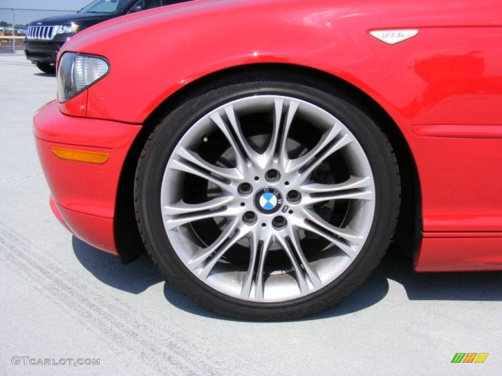 2006 3 Series 325i Convertible - Electric Red / Black photo #9