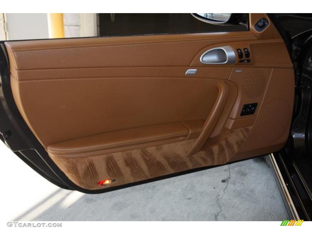 2008 911 Turbo Cabriolet - Macadamia Metallic / Natural Brown photo #17