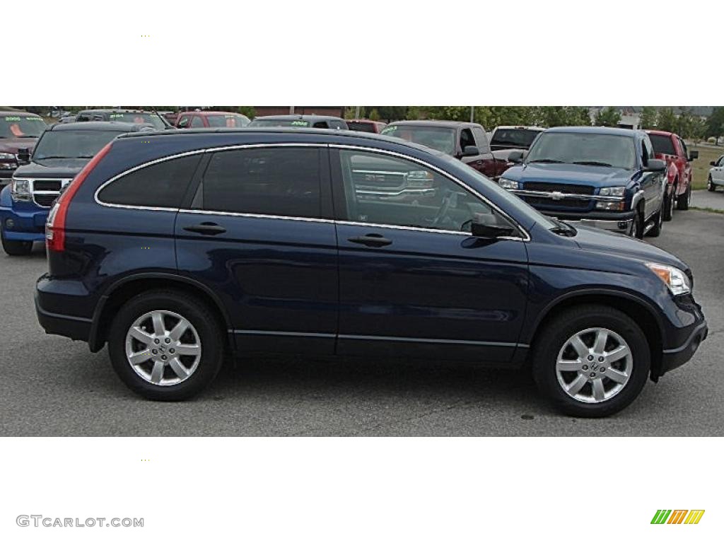 2007 CR-V EX 4WD - Royal Blue Pearl / Black photo #2