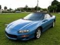 1999 Bright Blue Metallic Chevrolet Camaro Convertible  photo #2