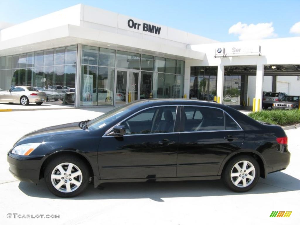 2005 Accord EX-L V6 Sedan - Nighthawk Black Pearl / Ivory photo #1