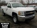 Summit White 2010 Chevrolet Silverado 2500HD Regular Cab 4x4