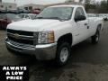Summit White - Silverado 2500HD Regular Cab 4x4 Photo No. 3