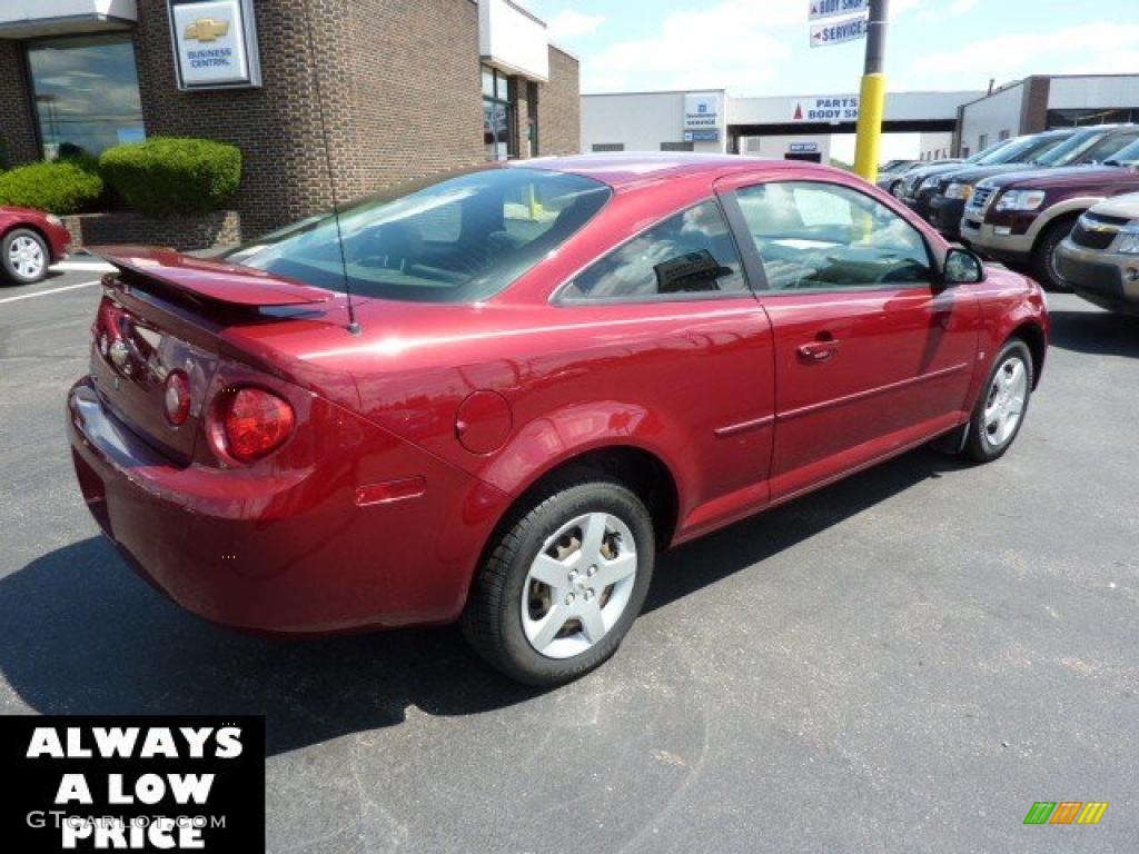 2007 Cobalt LT Coupe - Sport Red Tint Coat / Gray photo #7