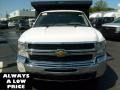 2010 Summit White Chevrolet Silverado 3500HD Work Truck Regular Cab Chassis Dump Truck  photo #2