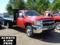 Victory Red 2010 Chevrolet Silverado 3500HD Work Truck Regular Cab Chassis