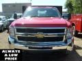 2010 Victory Red Chevrolet Silverado 3500HD Work Truck Regular Cab Chassis  photo #2