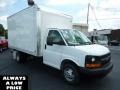 2010 Summit White Chevrolet Express Cutaway 3500 Commercial Moving Van  photo #1