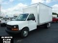 2010 Summit White Chevrolet Express Cutaway 3500 Commercial Moving Van  photo #3