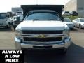 Summit White - Silverado 3500HD Work Truck Regular Cab 4x4 Chassis Dump Truck Photo No. 2