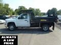 Summit White - Silverado 3500HD Work Truck Regular Cab 4x4 Chassis Dump Truck Photo No. 4