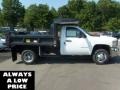 Summit White - Silverado 3500HD Work Truck Regular Cab 4x4 Chassis Dump Truck Photo No. 8