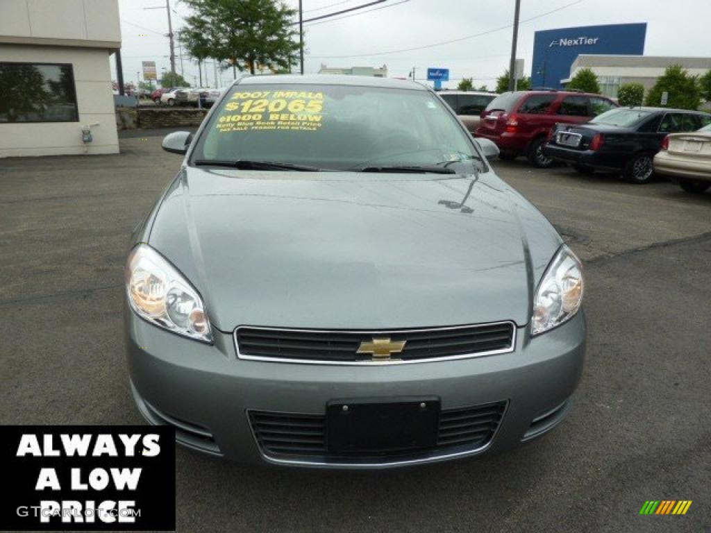 2007 Impala LS - Dark Silver Metallic / Gray photo #2
