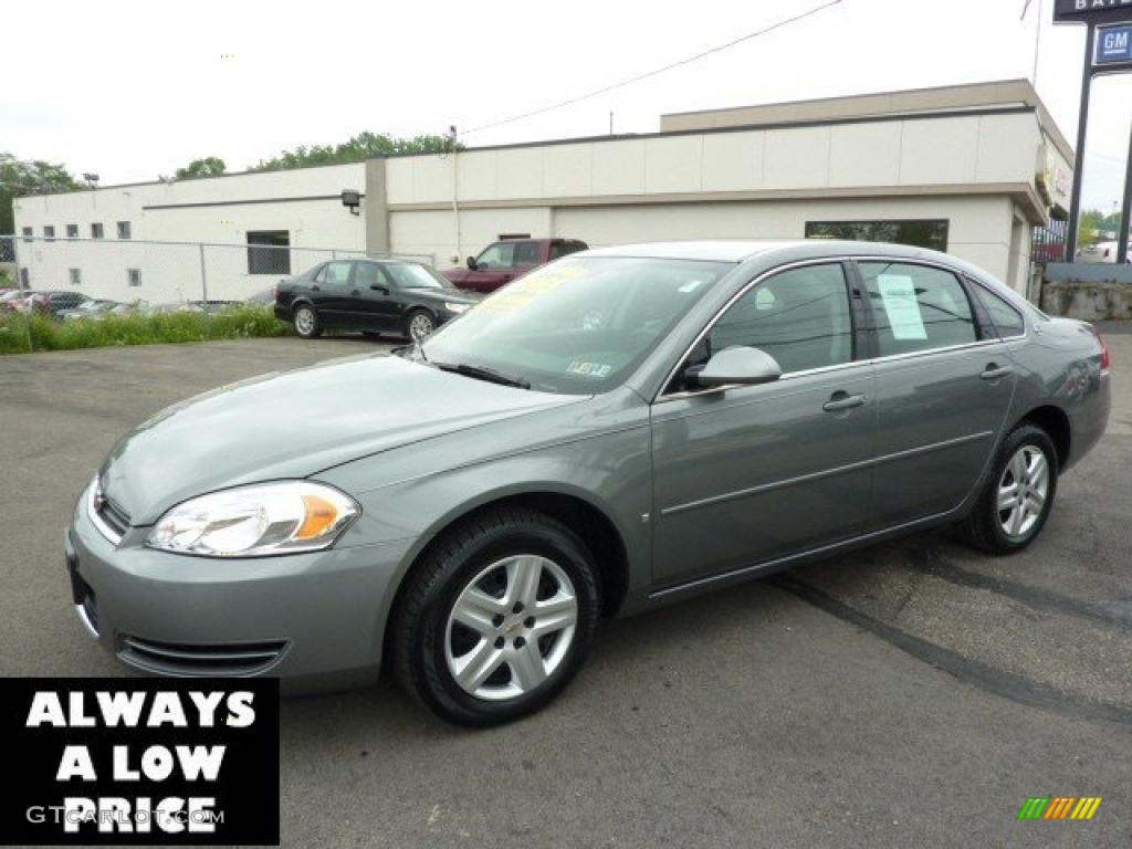 2007 Impala LS - Dark Silver Metallic / Gray photo #3
