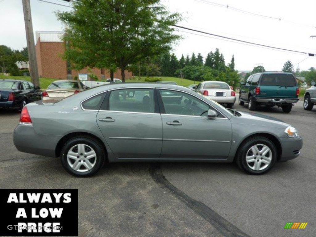 2007 Impala LS - Dark Silver Metallic / Gray photo #8