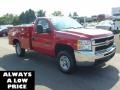 2010 Victory Red Chevrolet Silverado 2500HD Regular Cab Chassis  photo #1