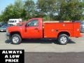 2010 Victory Red Chevrolet Silverado 2500HD Regular Cab Chassis  photo #4