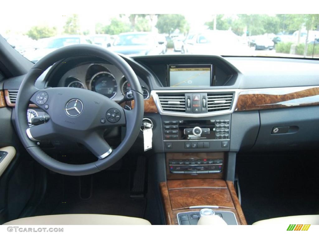 2010 E 350 Sedan - Arctic White / Almond Beige photo #4