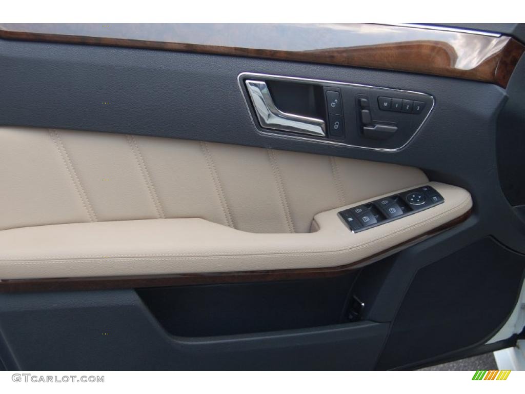 2010 E 350 Sedan - Arctic White / Almond Beige photo #8