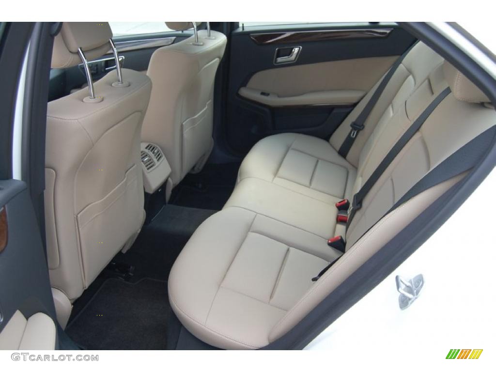 2010 E 350 Sedan - Arctic White / Almond Beige photo #9