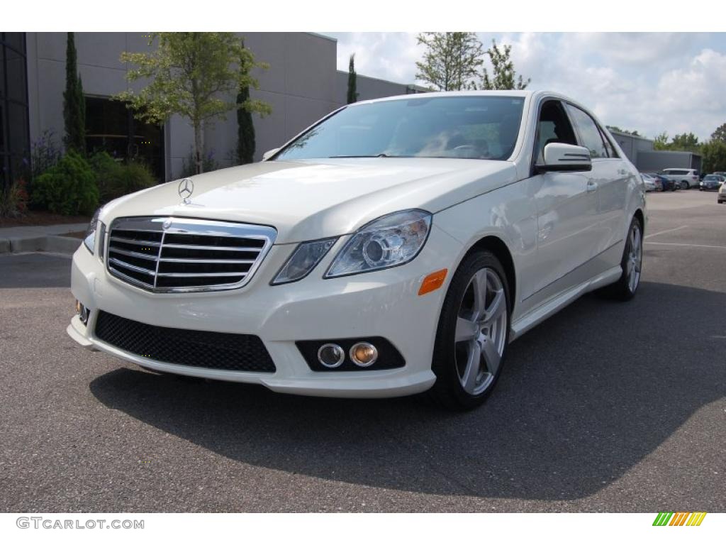 2010 E 350 Sedan - Arctic White / Almond Beige photo #14