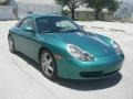 1999 Ocean Jade Metallic Porsche 911 Carrera Cabriolet  photo #1