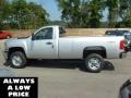 Sheer Silver Metallic - Silverado 2500HD Regular Cab 4x4 Photo No. 4