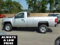 2011 Sheer Silver Metallic Chevrolet Silverado 2500HD Regular Cab 4x4  photo #4