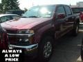 2009 Deep Ruby Red Metallic Chevrolet Colorado Z71 Crew Cab 4x4  photo #1