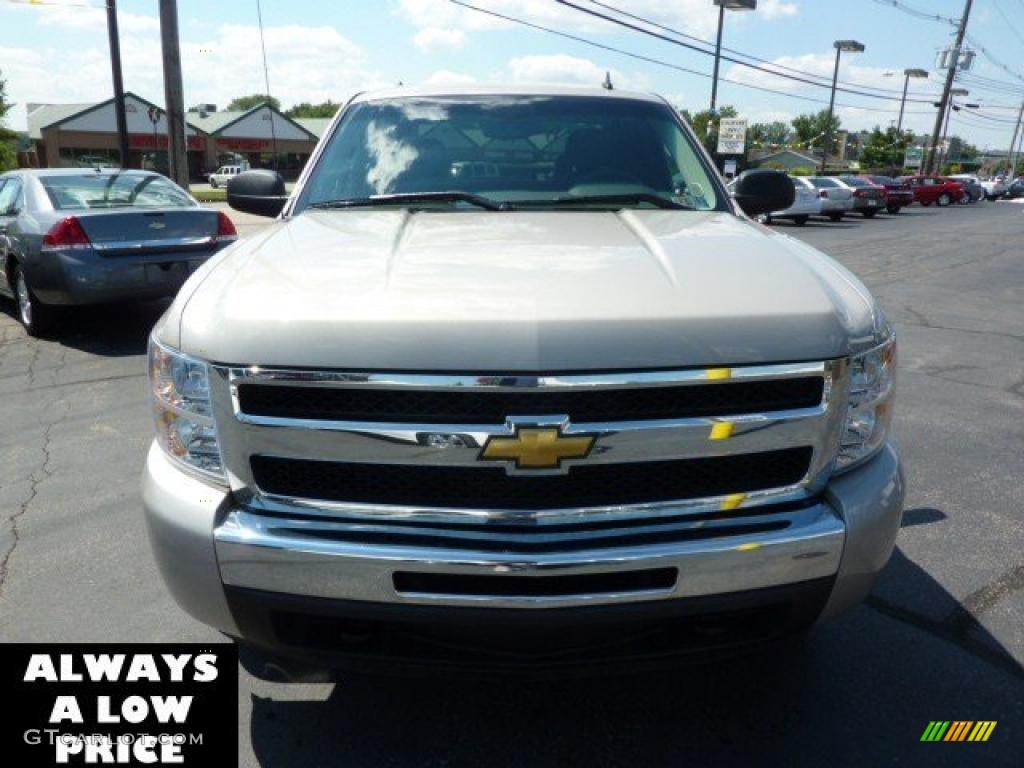 2009 Silverado 1500 LT Extended Cab 4x4 - Silver Birch Metallic / Ebony photo #2