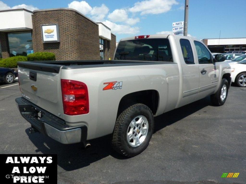 2009 Silverado 1500 LT Extended Cab 4x4 - Silver Birch Metallic / Ebony photo #7