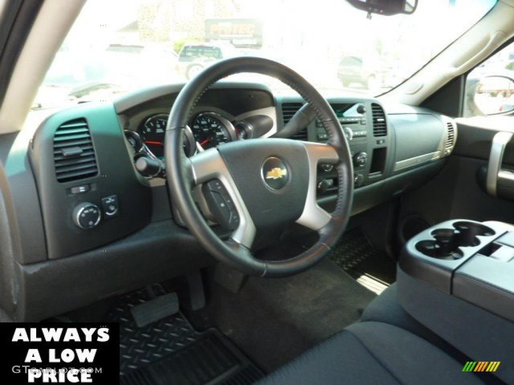 2009 Silverado 1500 LT Extended Cab 4x4 - Silver Birch Metallic / Ebony photo #11
