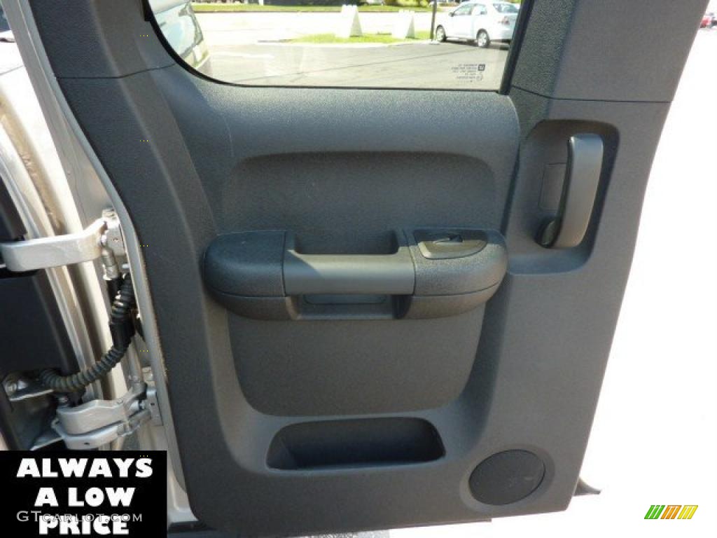 2009 Silverado 1500 LT Extended Cab 4x4 - Silver Birch Metallic / Ebony photo #14