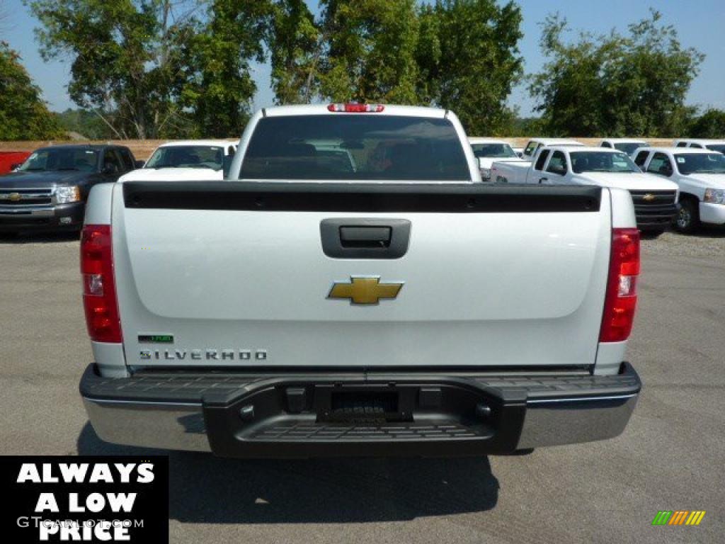 2011 Silverado 1500 Extended Cab 4x4 - Sheer Silver Metallic / Dark Titanium photo #6