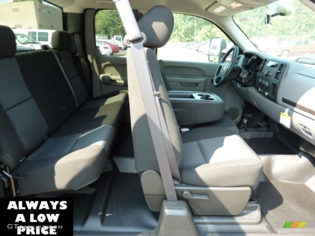 2011 Silverado 1500 Extended Cab 4x4 - Sheer Silver Metallic / Dark Titanium photo #16