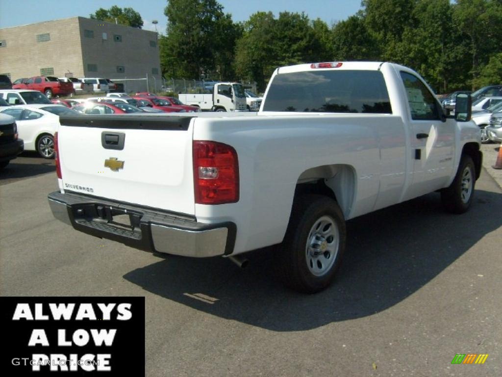 2011 Silverado 1500 Regular Cab - Summit White / Dark Titanium photo #7