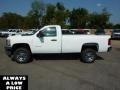 Summit White - Silverado 2500HD Regular Cab Photo No. 4