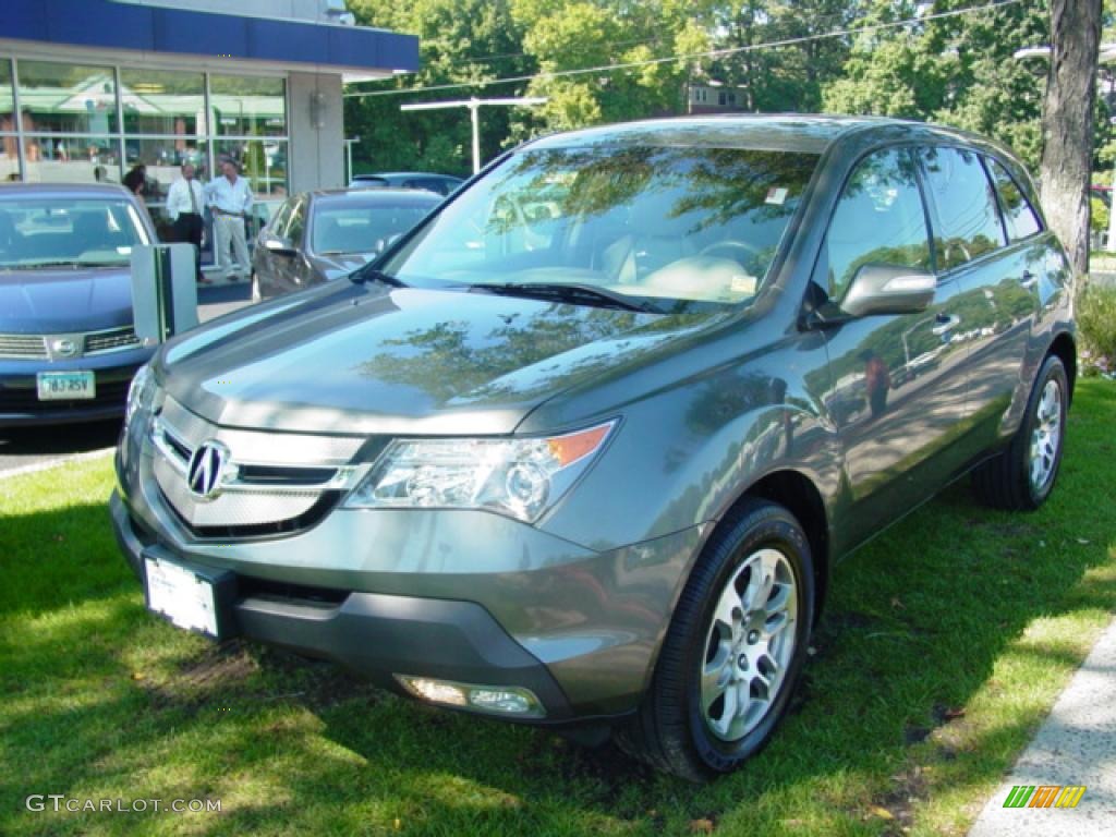 2007 MDX  - Nimbus Gray Metallic / Taupe photo #2