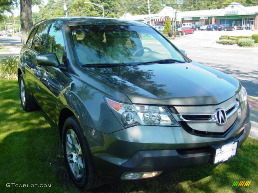 2007 MDX  - Nimbus Gray Metallic / Taupe photo #4