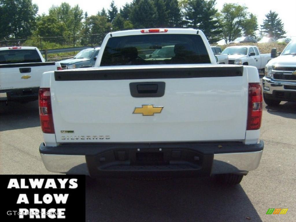 2011 Silverado 1500 Extended Cab 4x4 - Summit White / Dark Titanium photo #6