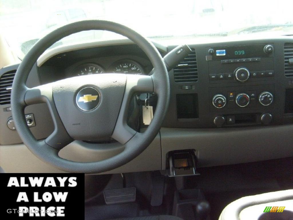 2011 Silverado 1500 Extended Cab 4x4 - Summit White / Dark Titanium photo #14