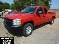 2011 Victory Red Chevrolet Silverado 1500 Extended Cab 4x4  photo #3