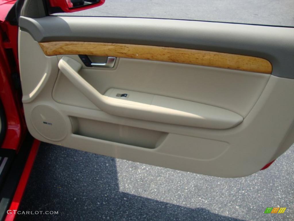 2009 A4 2.0T Cabriolet - Brilliant Red / Beige photo #21