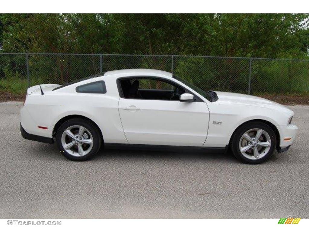 2011 Mustang GT Coupe - Performance White / Charcoal Black photo #1
