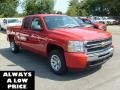 2011 Victory Red Chevrolet Silverado 1500 Extended Cab  photo #1