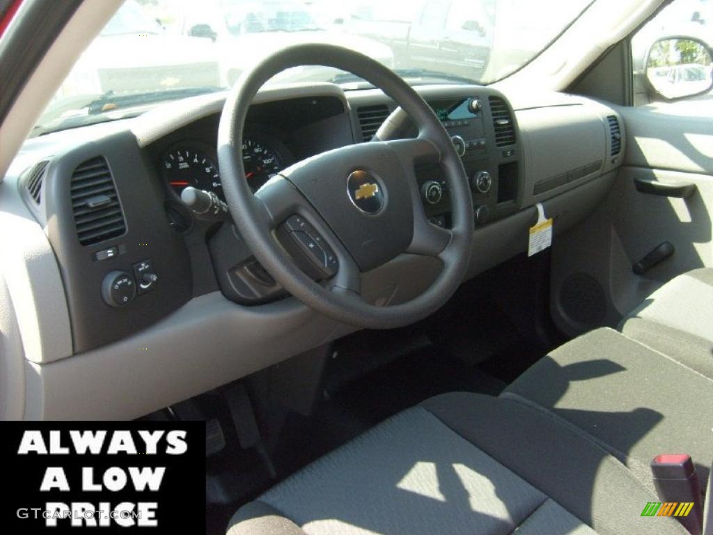 2011 Silverado 1500 Extended Cab - Victory Red / Dark Titanium photo #11